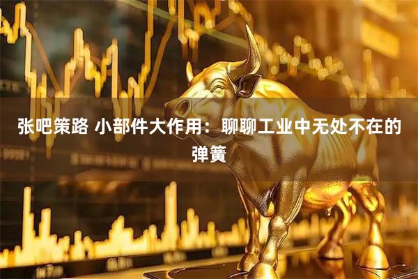 张吧策路 小部件大作用：聊聊工业中无处不在的弹簧
