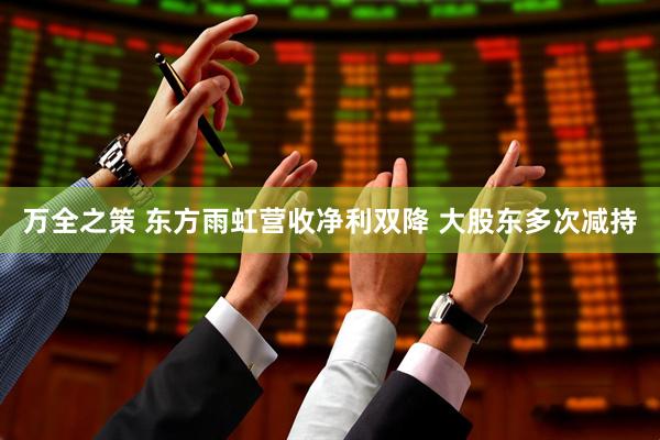 万全之策 东方雨虹营收净利双降 大股东多次减持
