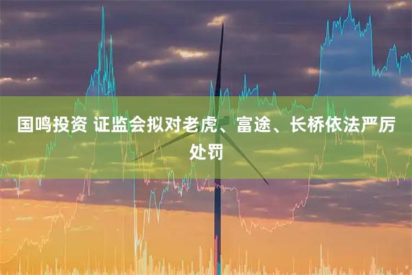 国鸣投资 证监会拟对老虎、富途、长桥依法严厉处罚